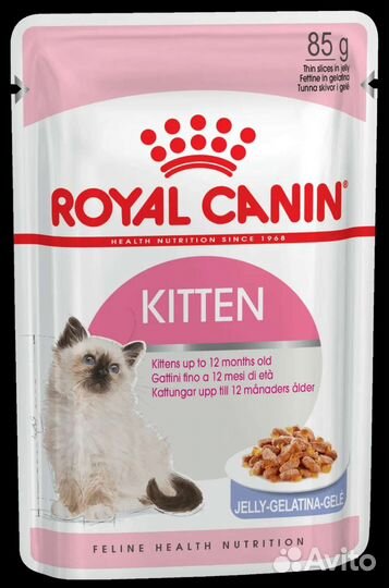 Корм паучи Роял Канин для котят 4-12 месяцев 24 шт