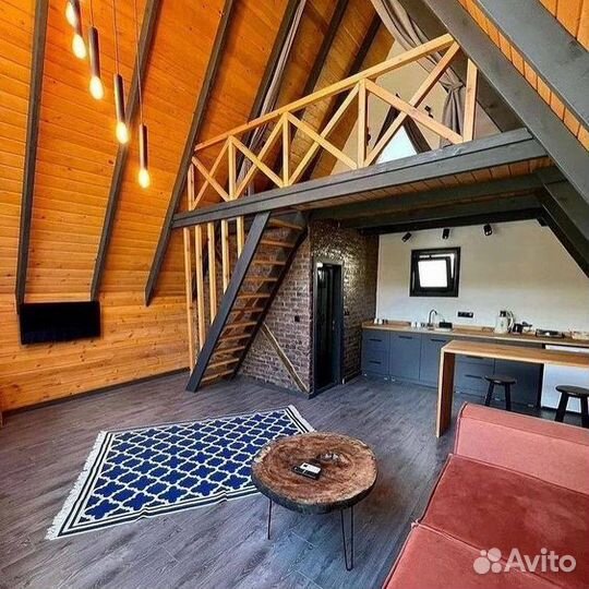 Каркасный дом А-фрейм