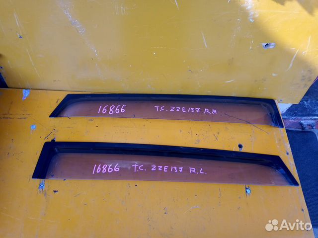 Ветровики комплект зад. Toy/ Voltz/ ZZE136,ZZE137