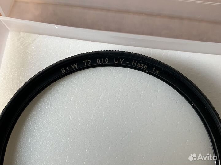 Светофильтр B+W 72mm 010 UV-Haze 1x F-Pro