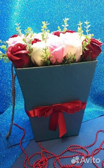 Букет цветов из мыла