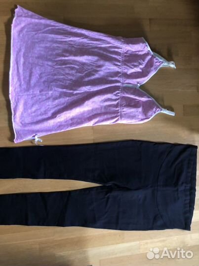 Легинсы для беременных и сорочка для кормления