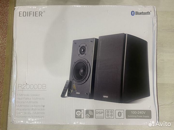 Колонки Bluetooth Edifier R2000DB, 2.0, wood