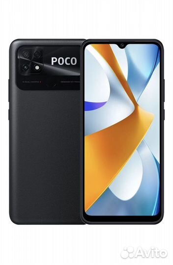 Смартфон poco C40 3/32GB Power Black