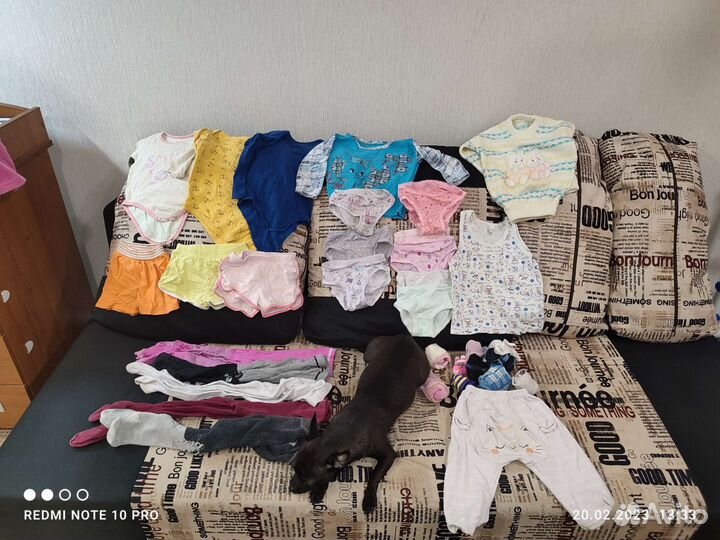 Вещи на девочку пакетом 80-92