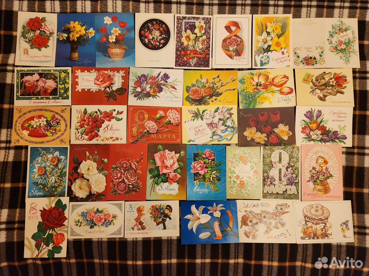 Открытки советские СССР Заяц Зарубин новый год