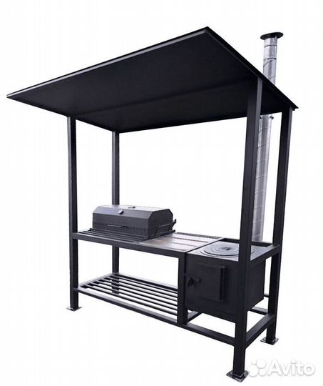 Беседка с мангалом