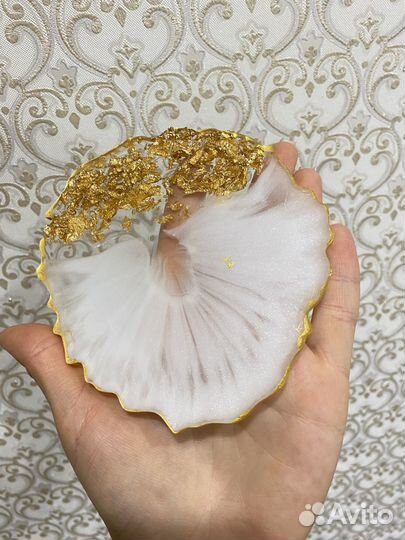 Палитра для визажиста из эпоксидной смолы