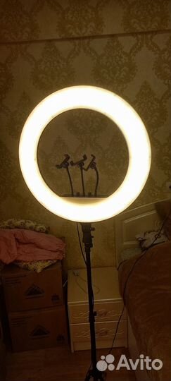 Кольцевая лампа со штативом