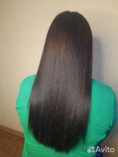 Кератиновое выпрямление волос