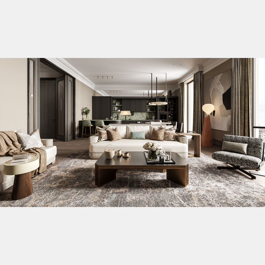 3-к. квартира, 214,1 м², 3/7 эт.