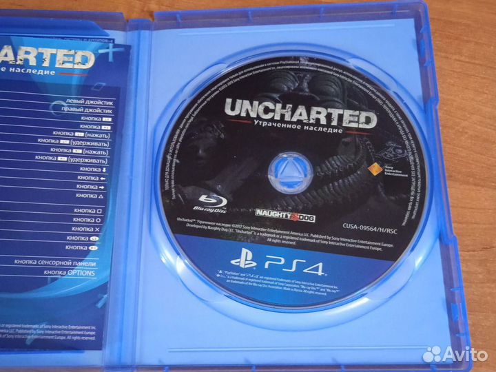 Игра на PS4 Uncharted утраченное наследие
