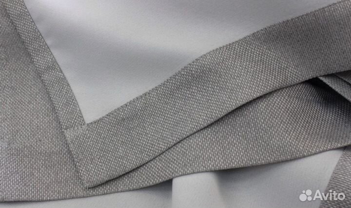 Шторы новые из рогожки