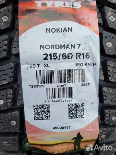 Nokian Tyres Nordman 7 215/60 R16 99T