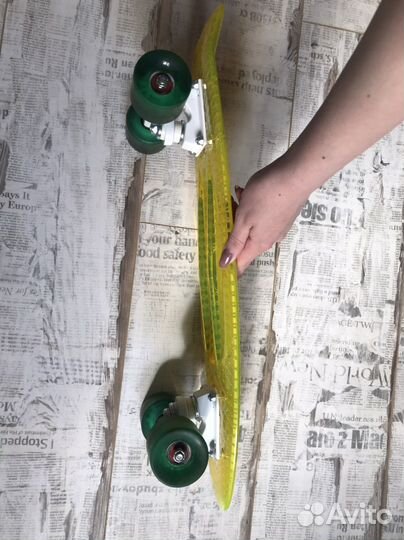 Пенниборд светящийся penny board