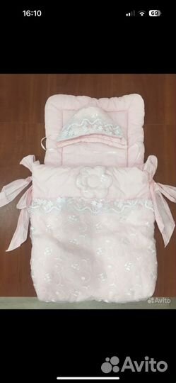 Набор для выписки из роддома + зимний комбинезон