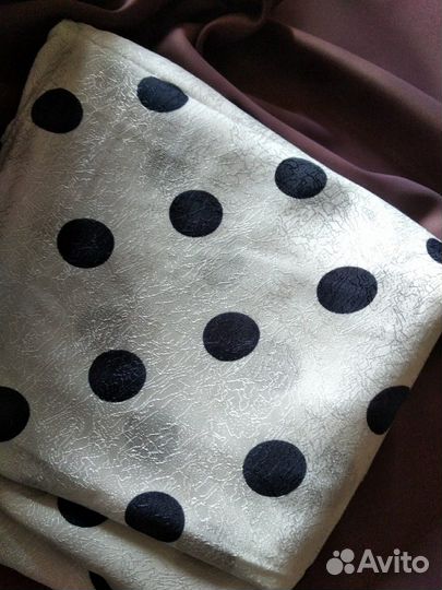 Вискоза-жаккард. Ткань ссср. Натуральная. Винтаж