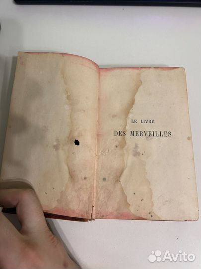 Книга 1882г La Livre des Merveilles