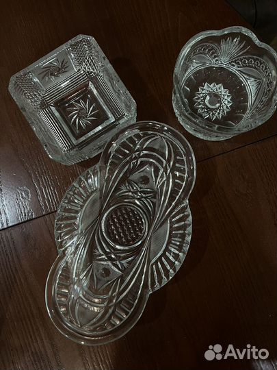 Хрустальная конфетница