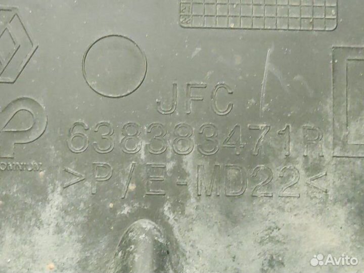 Накладка на порог наружный передняя правая Renault