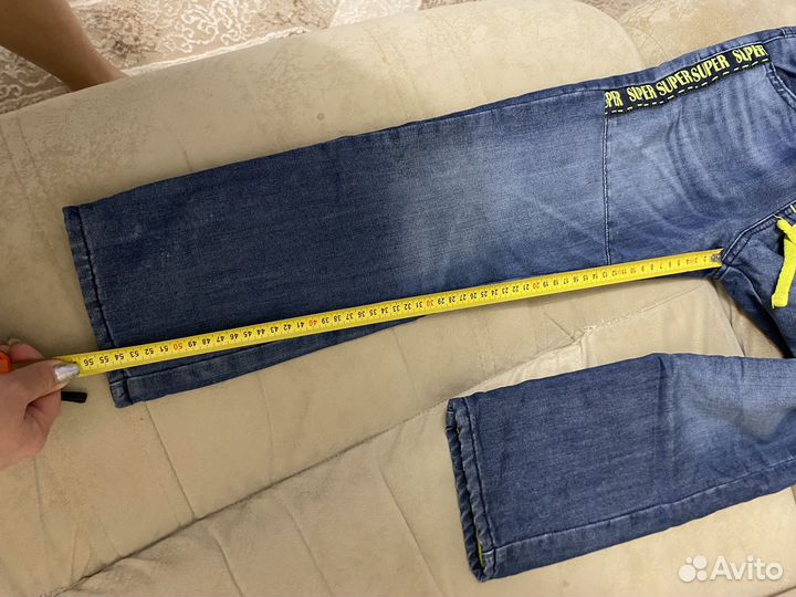 Джинсы теплые