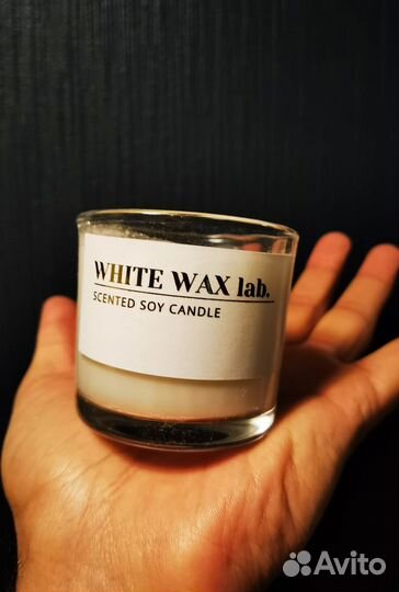 Свеча White wax lab. белая