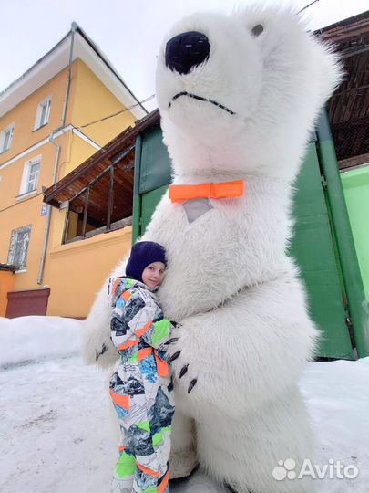 Белый мишка поздравление