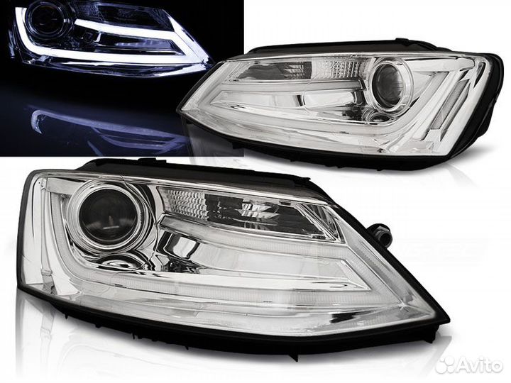 VW Jetta 6 (11-нв) Тюнинг оптика с Дхо lpvwk7