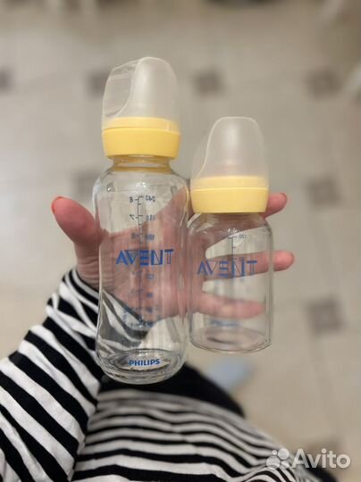 Бутылочки avent стекло