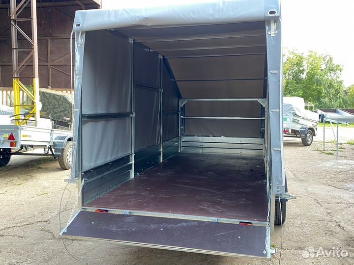 Прицеп 3.5 оцинкованный с тентом