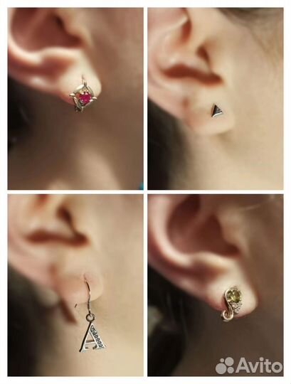 Серебряные серьги