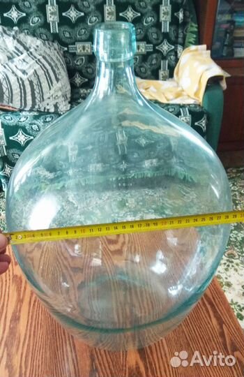 Бутыль стеклянная 30 литров 1965г