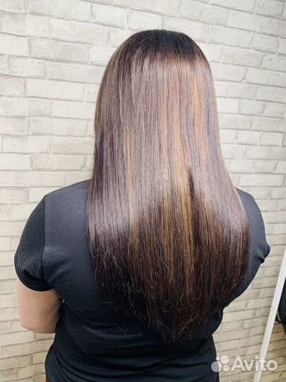 Снятие нарощенных волос