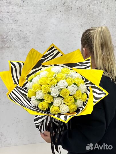 51 мыльная роза цветы с доставкой