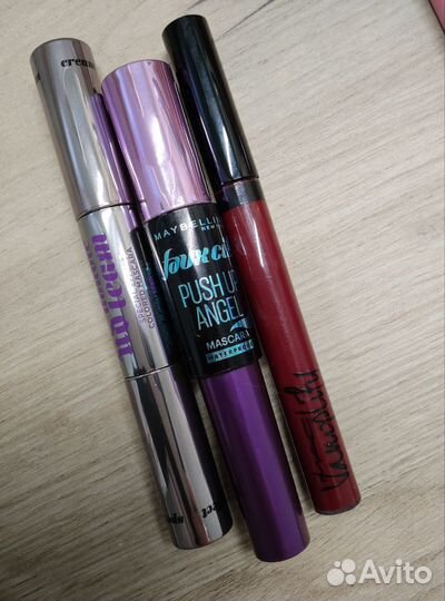 Набор косметики тени тушь блеск для губ