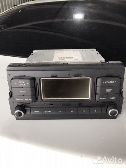 Штатная магнитола c рамкой Kia Optima