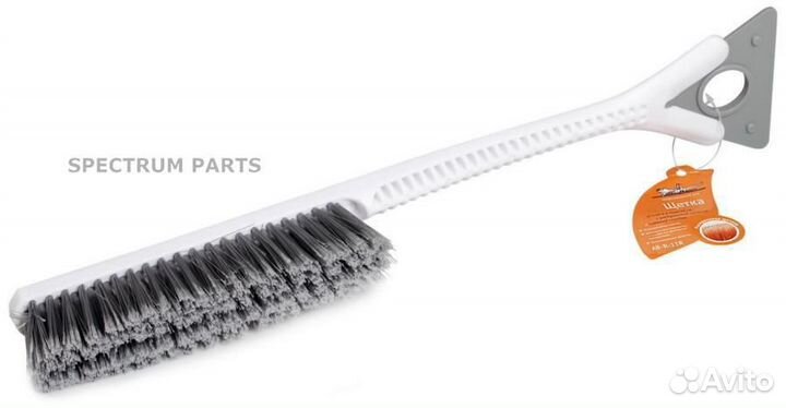 Щетка от снега и льда с мягкой распушённой щетиной