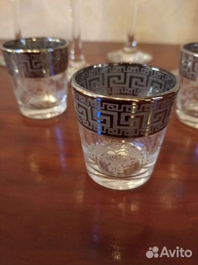 Набор бокалов и рюмок новый