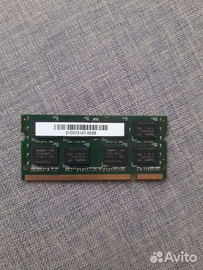 Оперативная память DDR2 для ноутбука 2Gb
