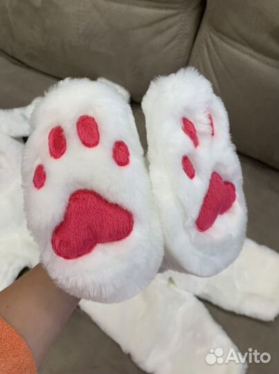 Карнавальный костюм белого зайчика