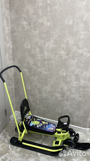 Снегокат с колесами