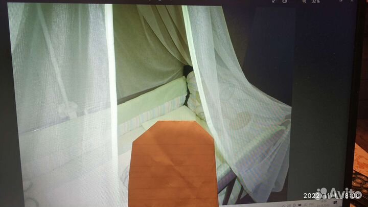 Полный комплект в кроватку и балдахин