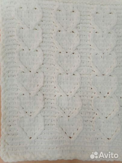 Плед детский вязаный из Alize Puffy