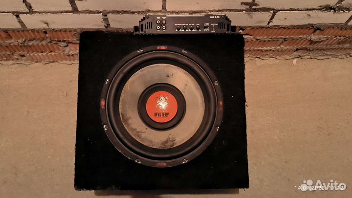 Сабвуфер и усилитель Mystery комплект