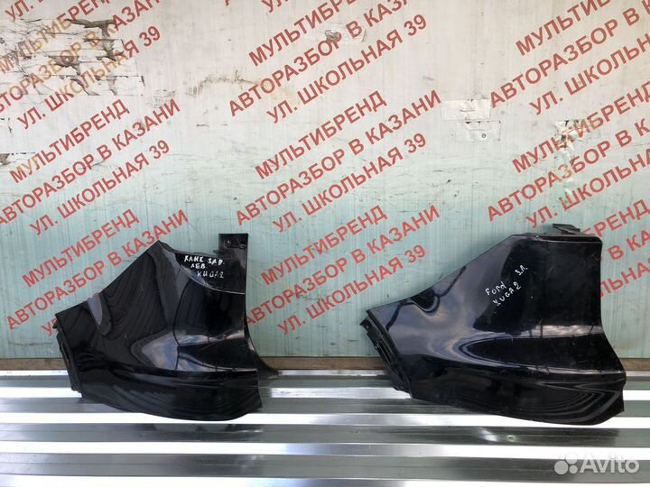 Левая часть заднего бампера Форд Куга 2