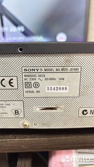 Проигрыватель Sony MDS JE480