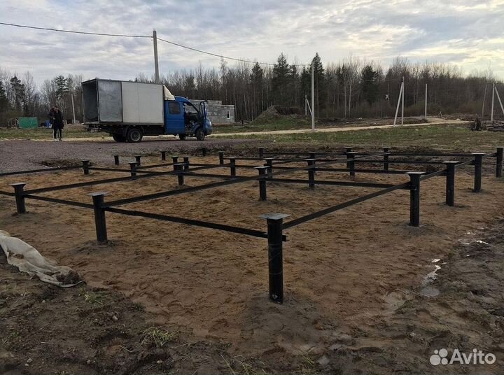 Винтовые сваи для фундамента