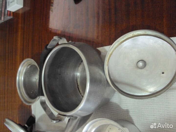 Чайники (2 шт) заварочные алюминиевые СССР Клеймо