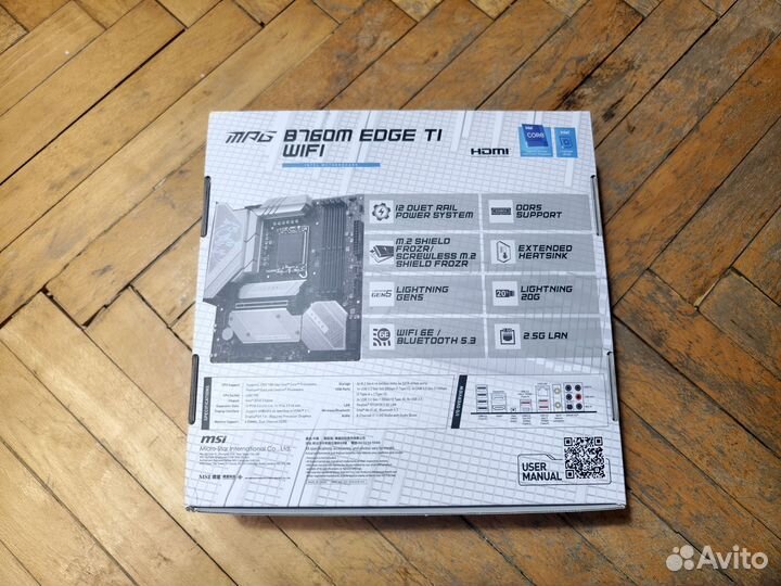 Материнская плата MSI MPG B760M edge TI wifi DDR5
