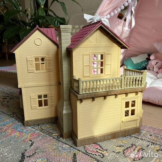 Sylvanian families большой дом со светом